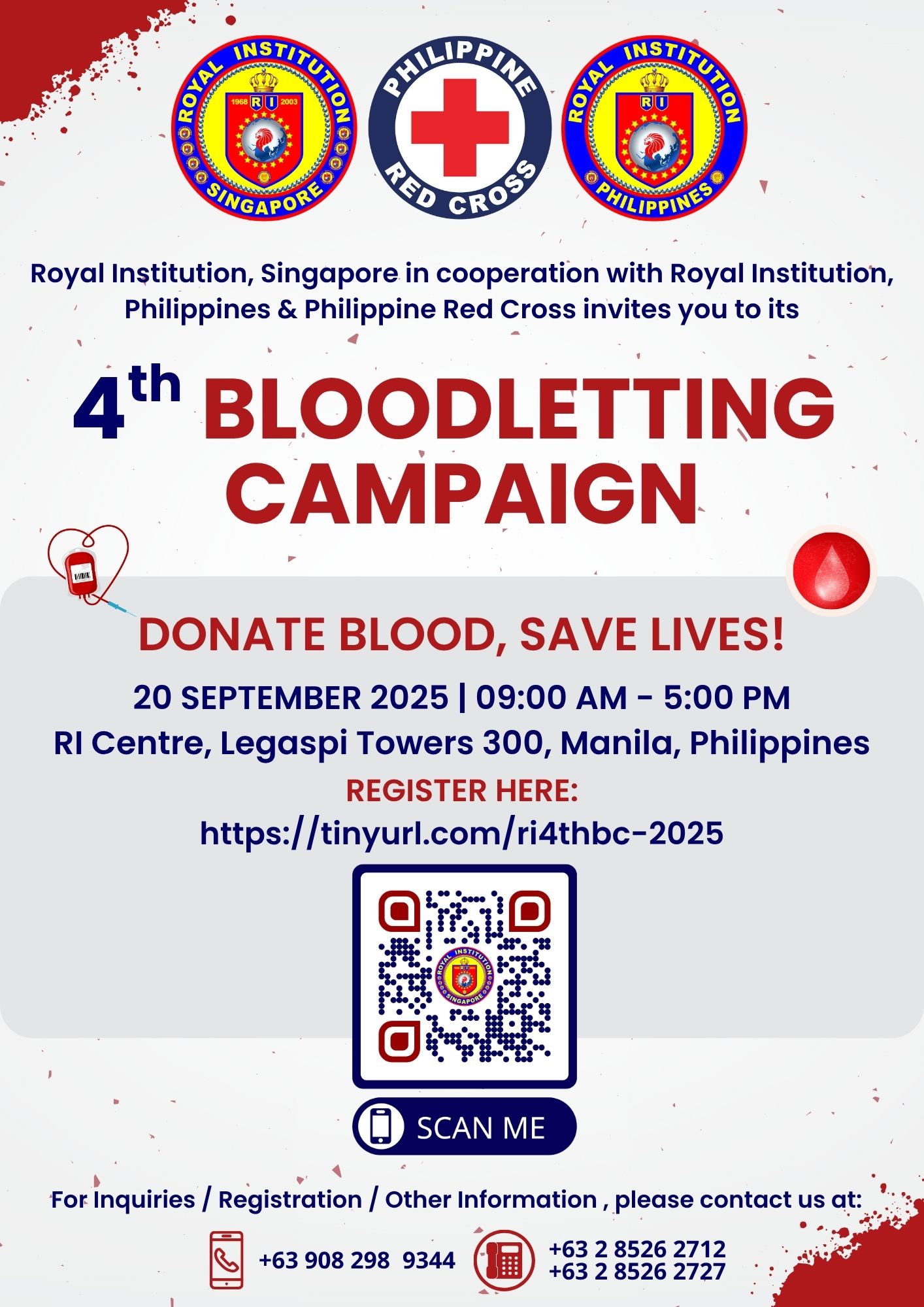Royal Institution's 4th Bloodletting Campaign