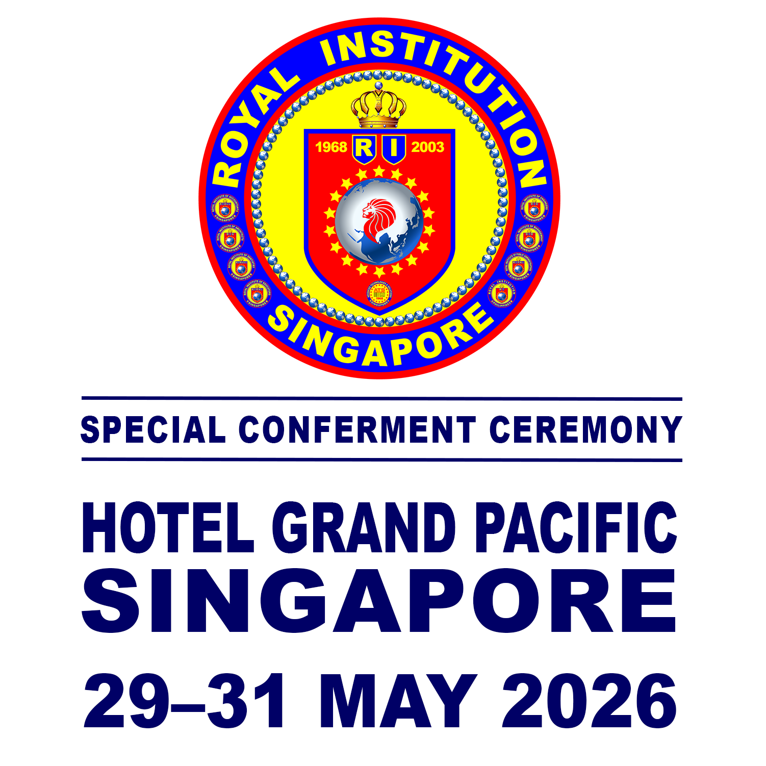 Royal Institution Special Conferment Ceremony in conjunction with the 26th SIMP-AAIRI Joint Multidisciplinary Research Conference