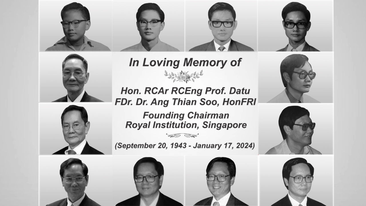 In Loving Memory of our beloved Founding Chairman, HON. RCAr RCEng PROF. DATU FDR. DR. ANG THIAN SOO, HonFRI