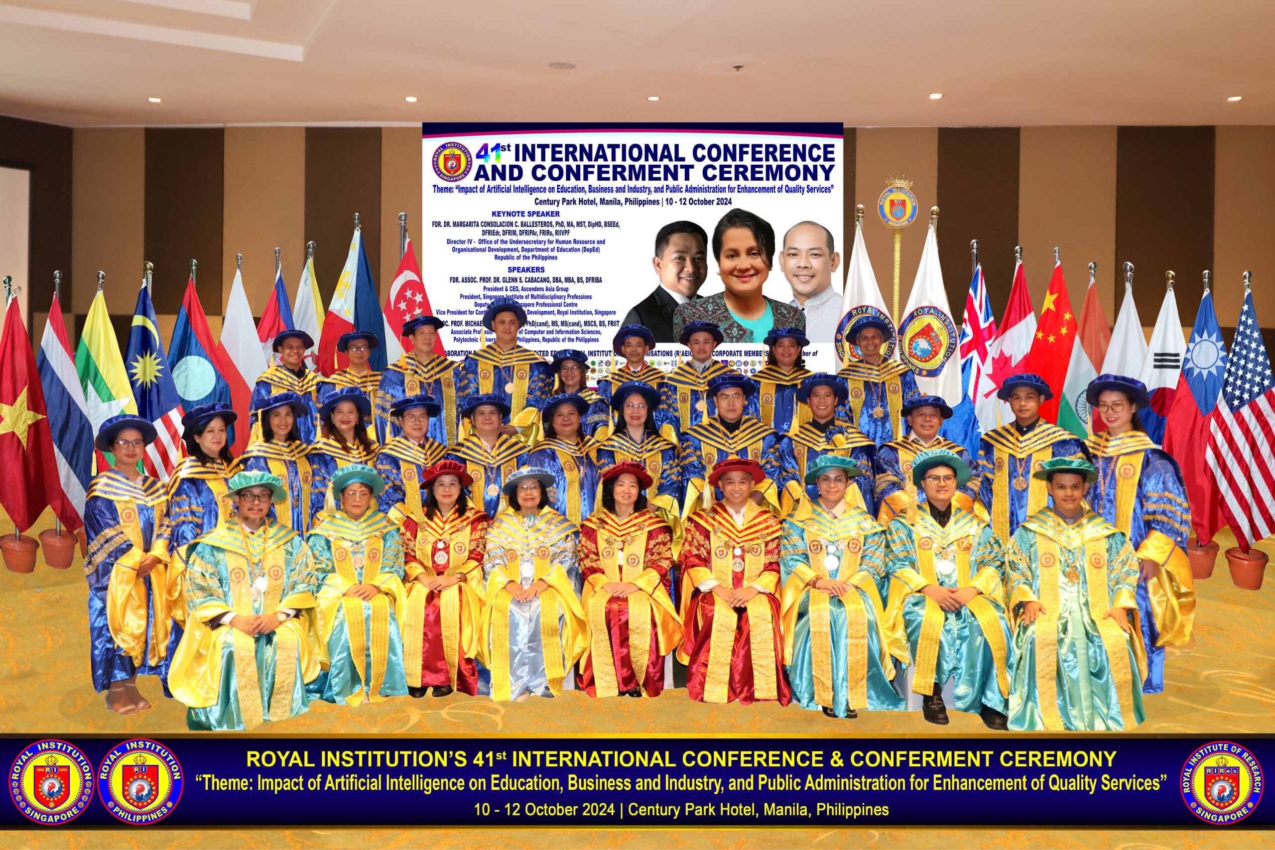 ROYAL INSTITUTION HOLDS ITS 41st INTERNATIONAL CONFERENCE AND CONFERMENT CEREMONY