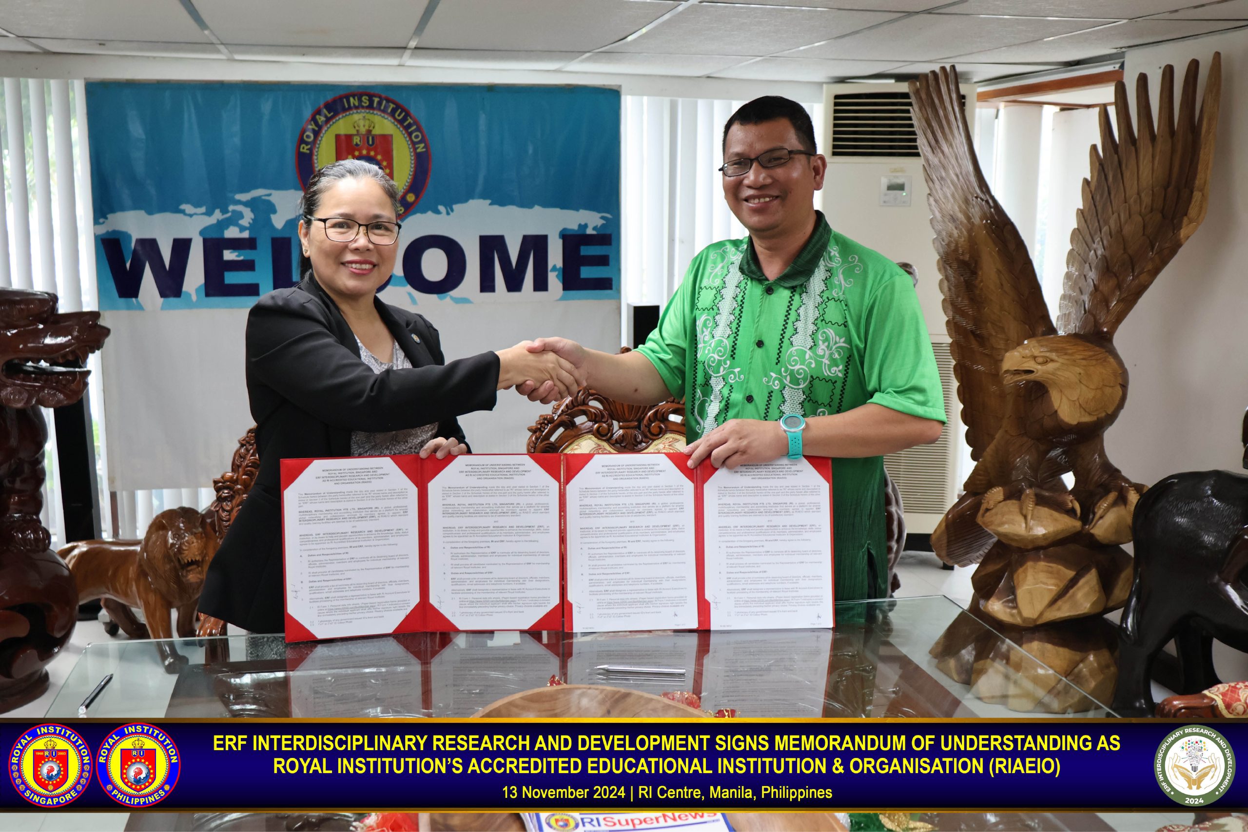 ERF Interdisciplinary Research and Development signs MOU as RIAEIO