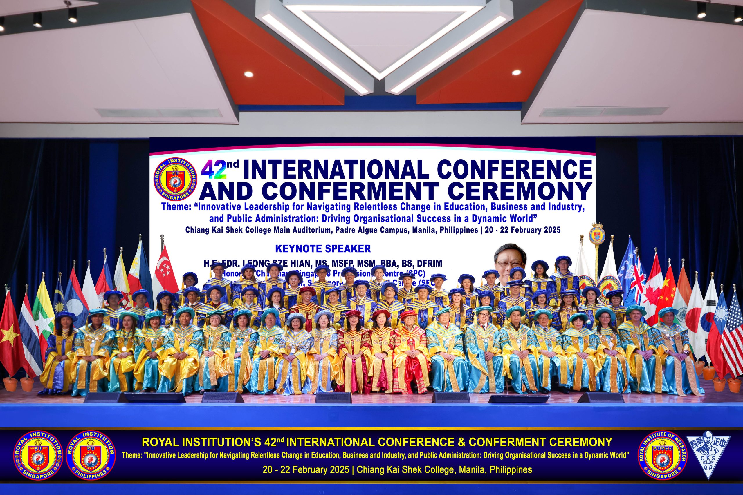 ROYAL INSTITUTION HOLDS ITS 42ND INTERNATIONAL CONFERENCE AND CONFERMENT CEREMONY