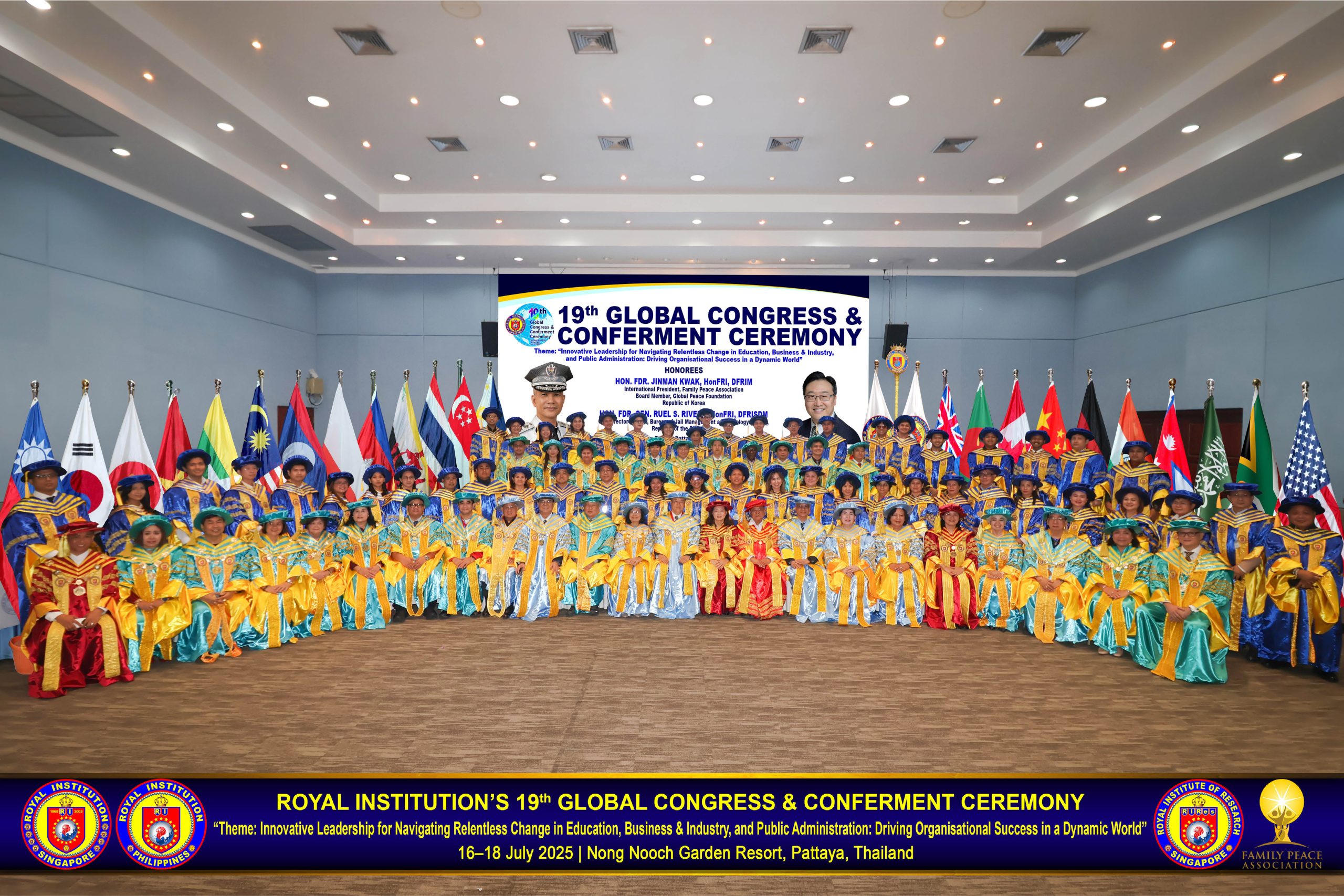 ROYAL INSTITUTION HOLDS ITS 19th GLOBAL CONGRESS AND CONFERMENT CEREMONY