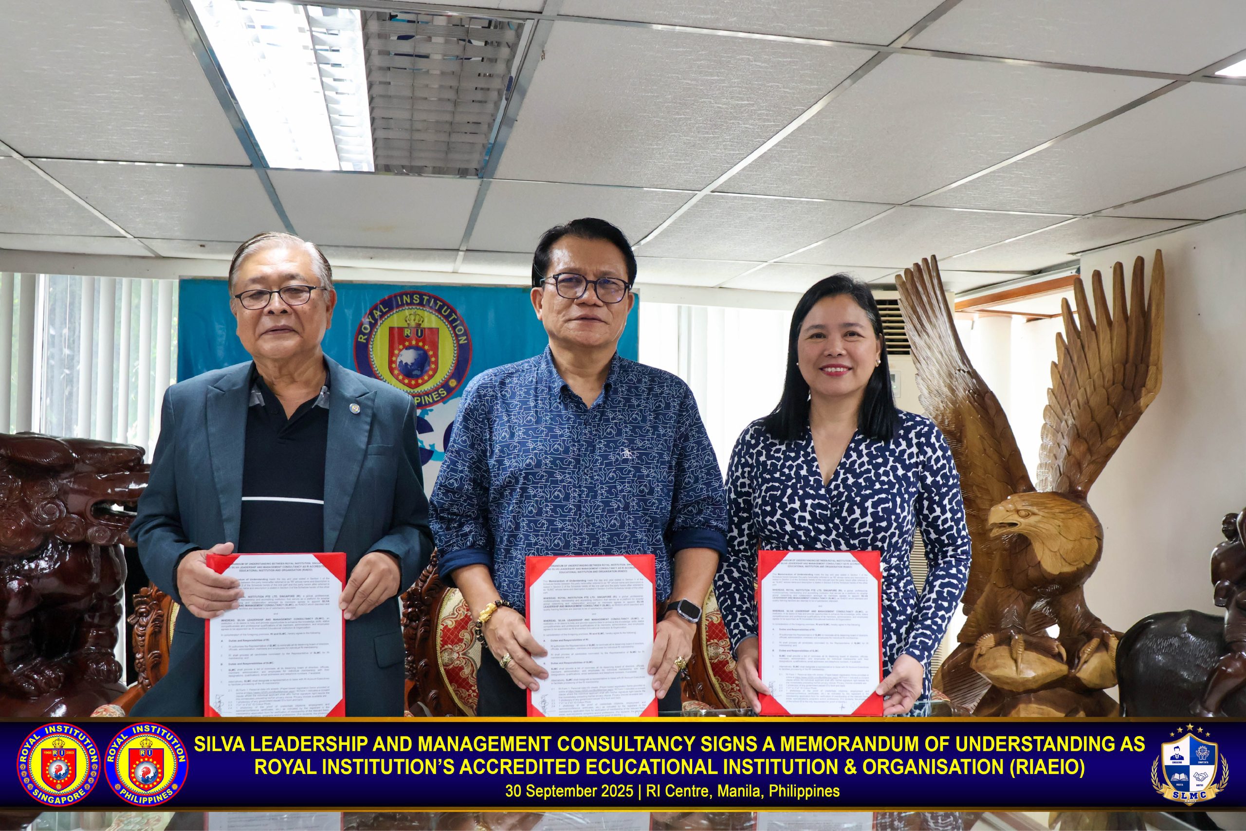 Silva Leadership and Management Consultancy Signs Memorandum of Understanding as RIAEIO