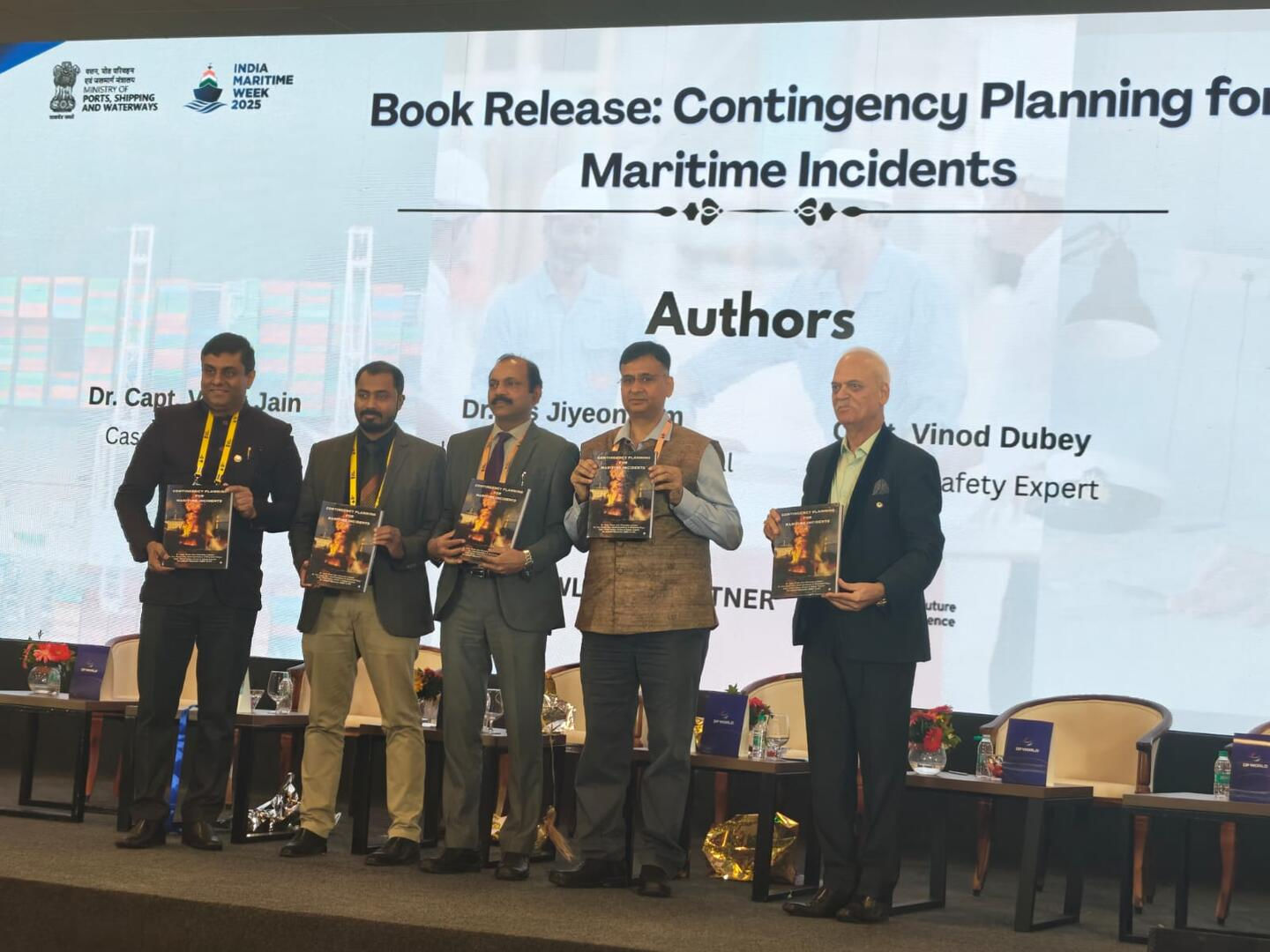 Release of Book “Contingency Planning for Maritime Incidents” in Indian Maritime Week