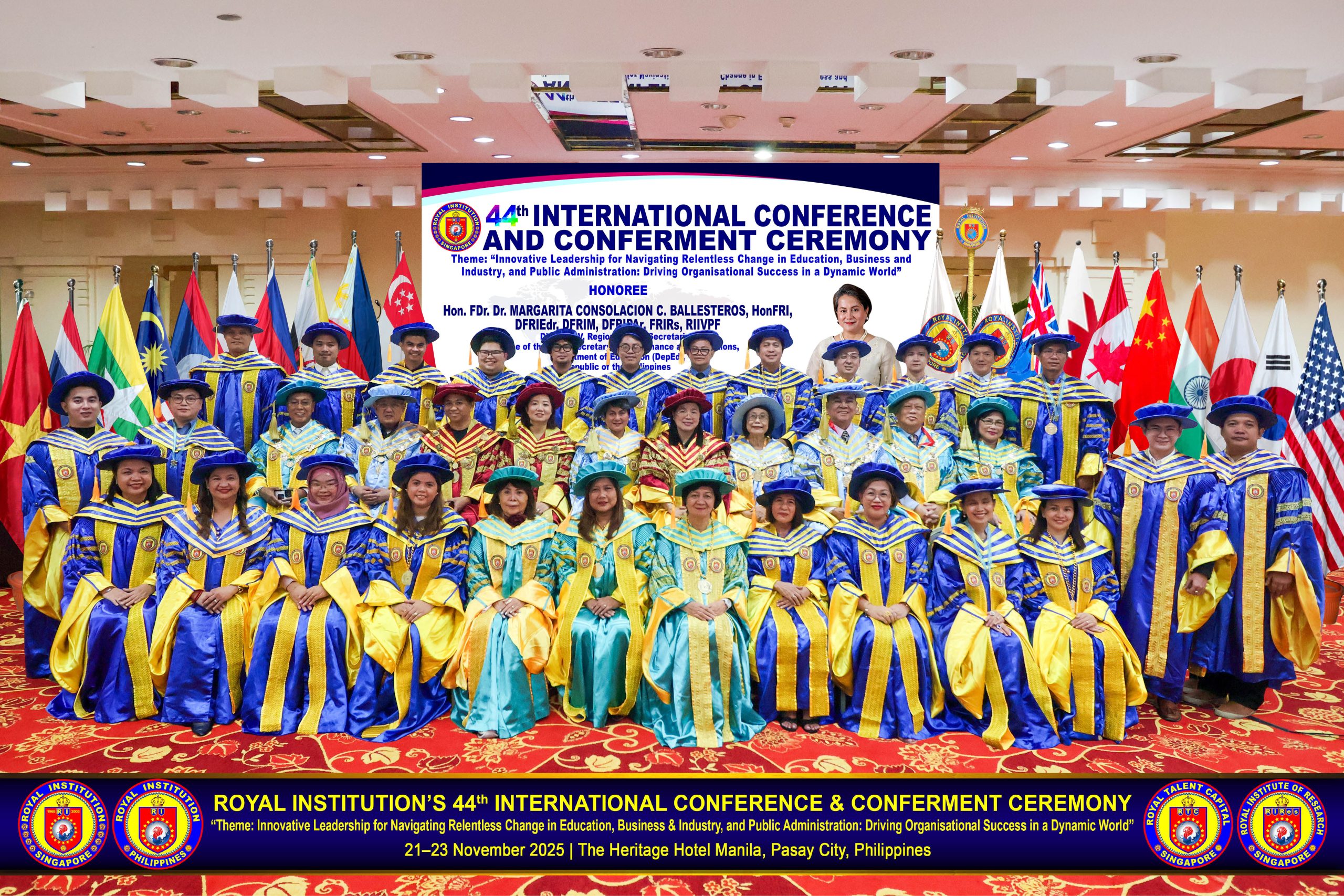 ROYAL INSTITUTION HOLDS ITS 44th INTERNATIONAL CONFERENCE AND CONFERMENT CEREMONY